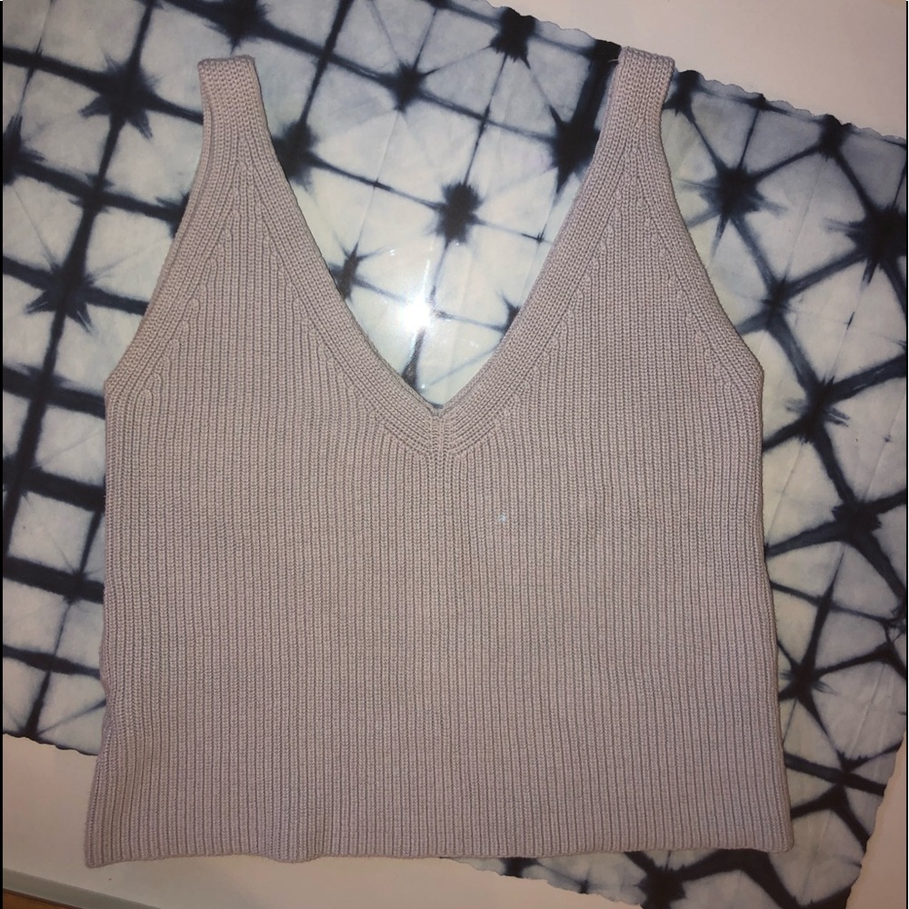 Brandy Melville knit crop top